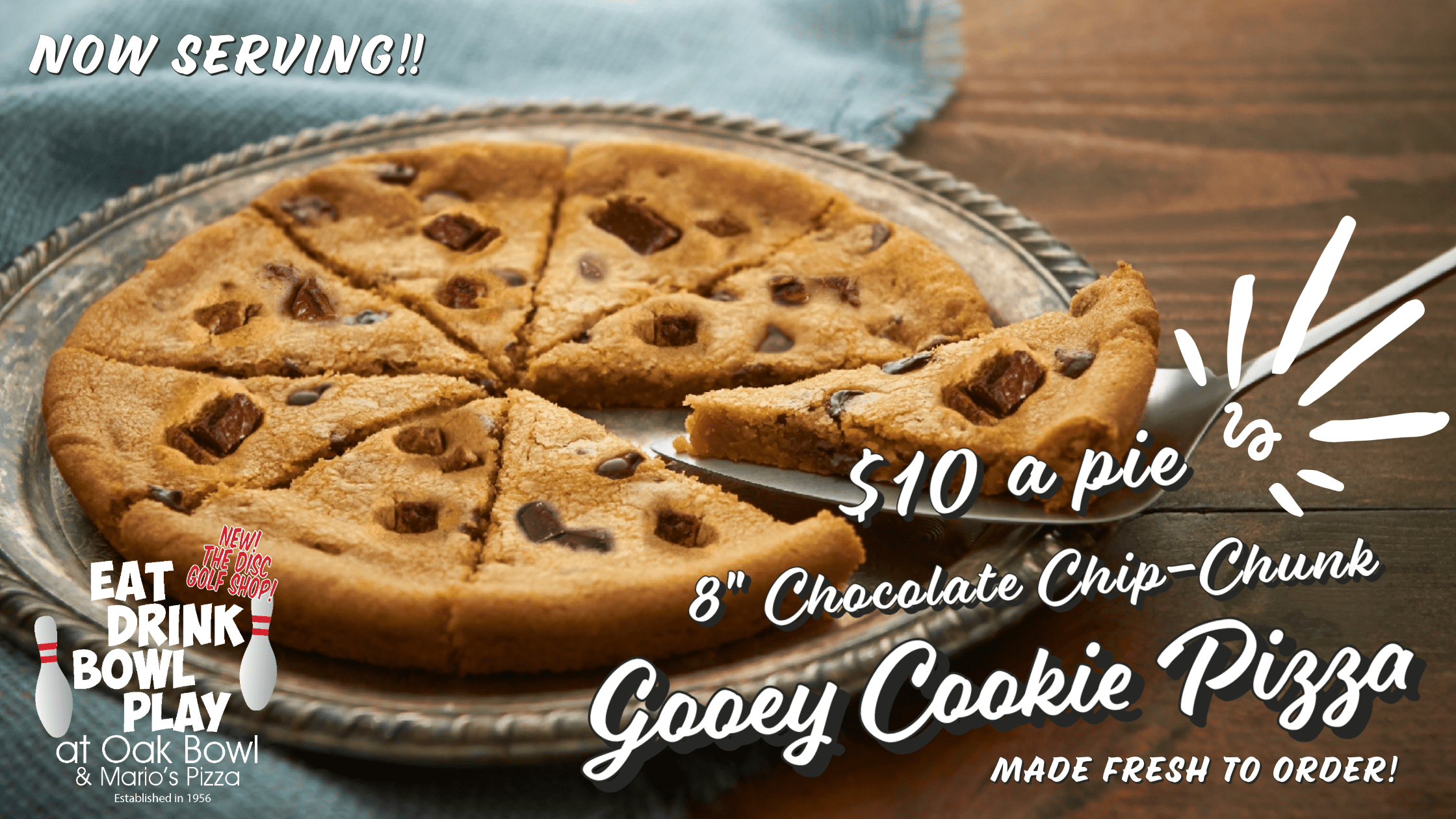 Cookie Pizza Promo